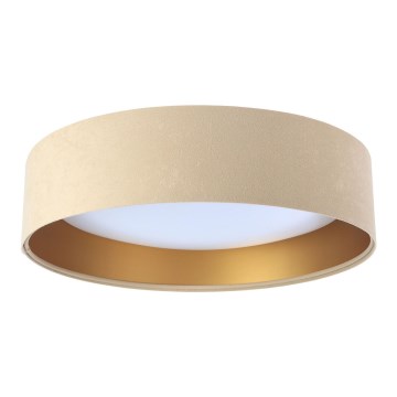 LED Ceiling light GALAXY 1xLED/24W/230V d. 44 cm beige/golden