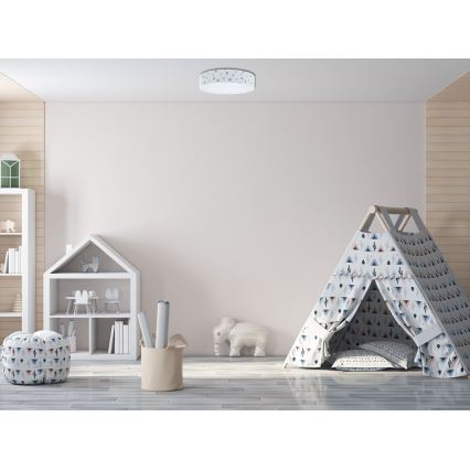 LED Children's ceiling light GALAXY KIDS LED/24W/230V dots colorful