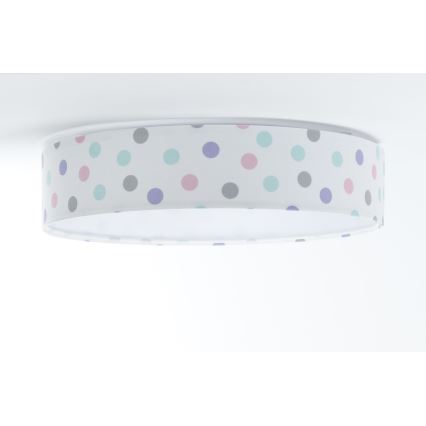 LED Children's ceiling light GALAXY KIDS LED/24W/230V dots colorful