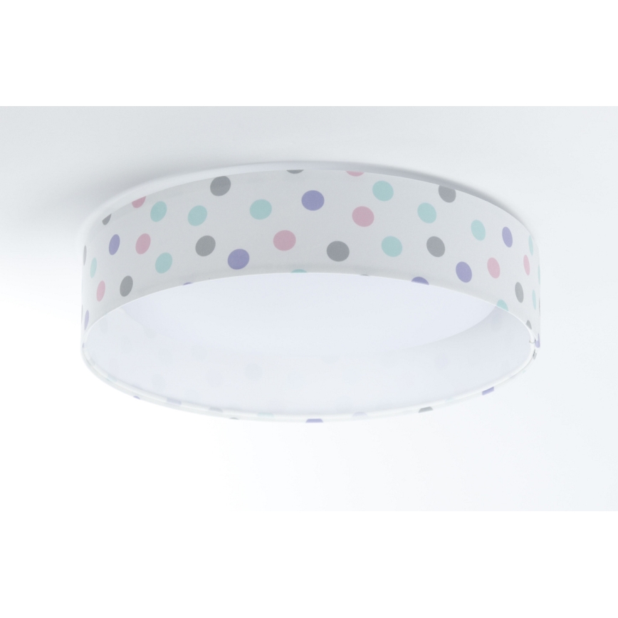 LED Children's ceiling light GALAXY KIDS LED/24W/230V dots colorful
