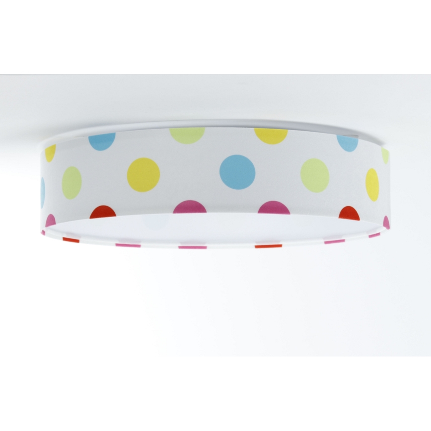 LED Children's ceiling light GALAXY KIDS LED/24W/230V dots colorful