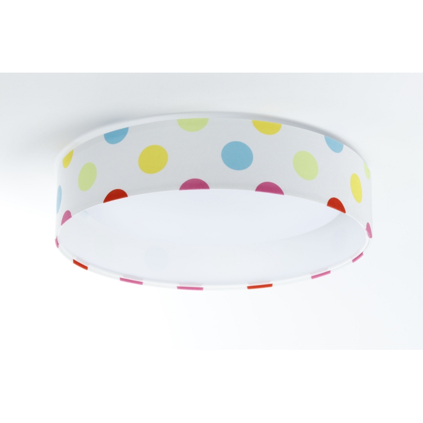LED Children's ceiling light GALAXY KIDS LED/24W/230V dots colorful