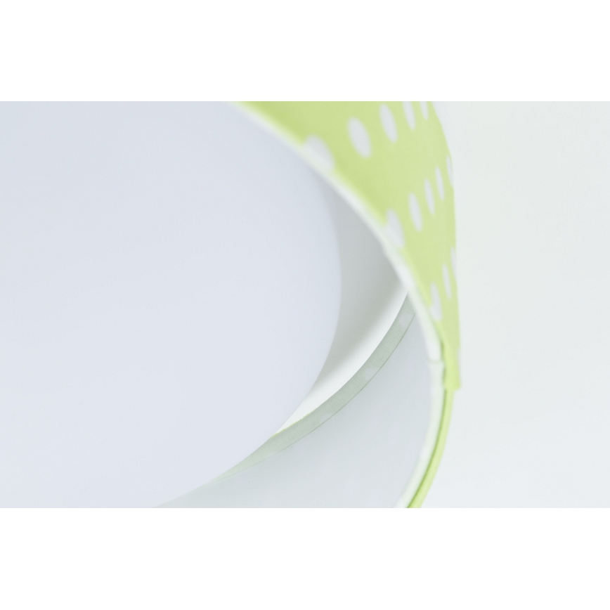LED Children's ceiling light GALAXY KIDS LED/24W/230V dots green/white