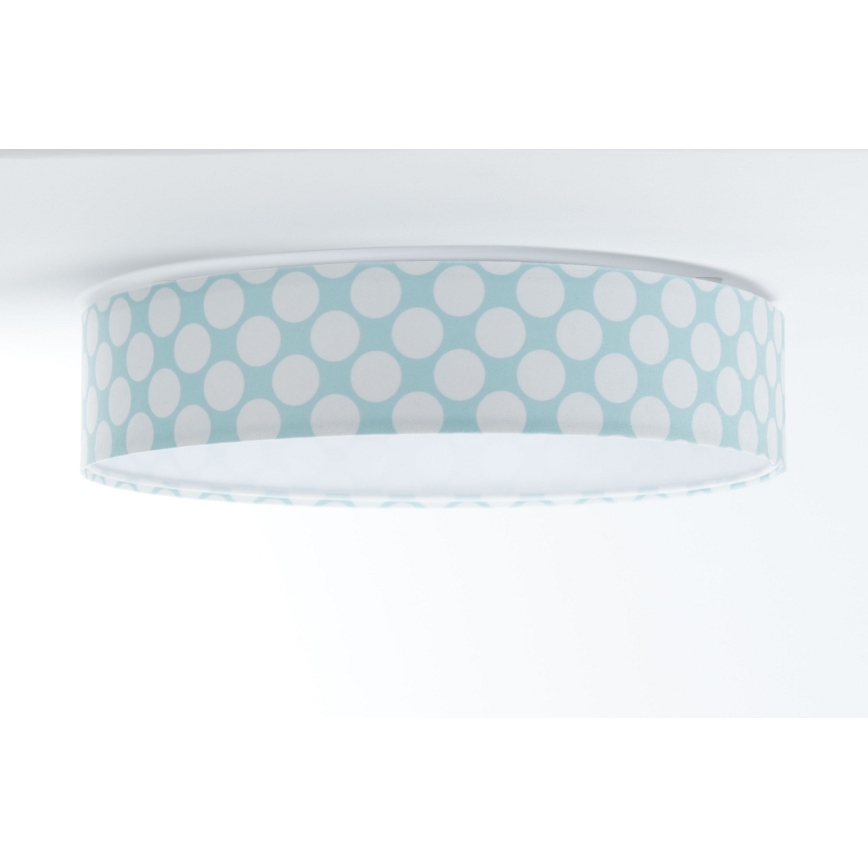 LED Children's ceiling light GALAXY KIDS LED/24W/230V dots green/white
