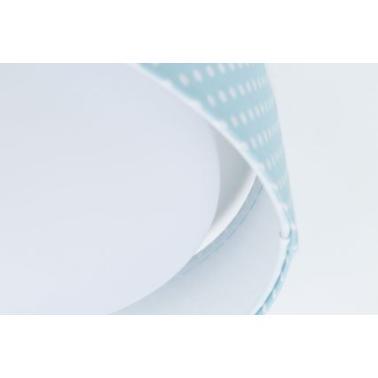 LED Children's ceiling light GALAXY KIDS LED/24W/230V dots turquoise/white