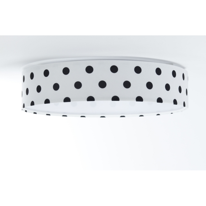 LED Children's ceiling light GALAXY KIDS LED/24W/230V dots white/black
