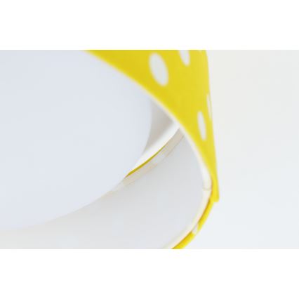 LED Children's ceiling light GALAXY KIDS LED/24W/230V dots yellow/white