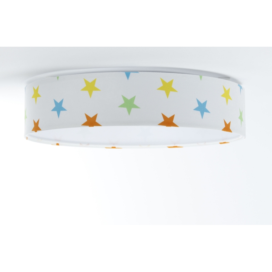 LED Children's ceiling light GALAXY KIDS LED/24W/230V stars colorful