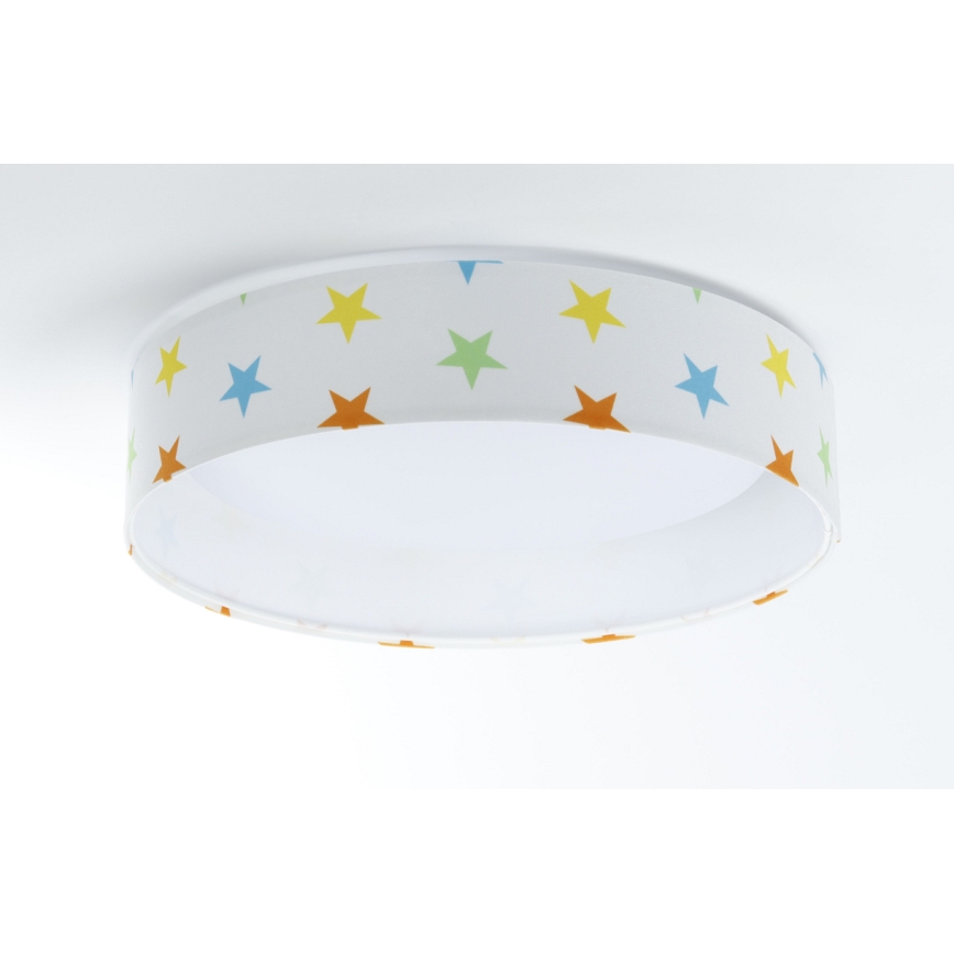 LED Children's ceiling light GALAXY KIDS LED/24W/230V stars colorful