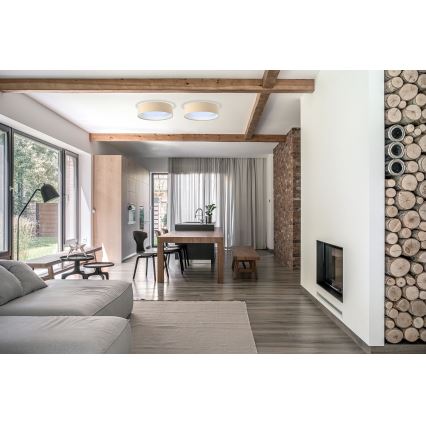 GALAXY LED Ceiling Light, 24W, 230V, Ø 44 cm, Beige/White