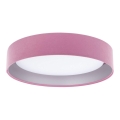 LED Ceiling light GALAXY LED/24W/230V d. 44 cm pink/silver