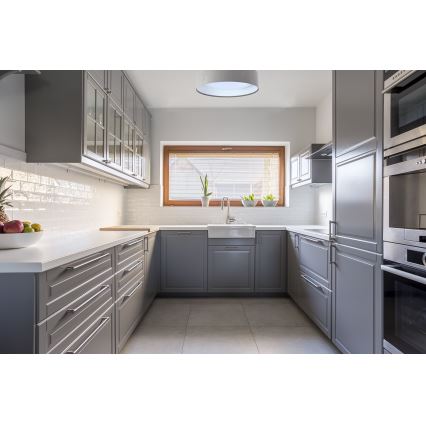 LED Ceiling Light GALAXY LED/24W/230V Ø 44 cm grey/white