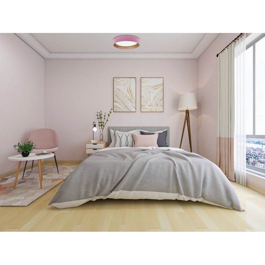 LED Ceiling light GALAXY LED/24W/230V d. 44 cm pink/gold