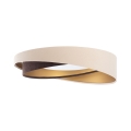 LED Ceiling Light GALAXY MODERN LED/24W/230V Ø 55 cm beige/brown/gold