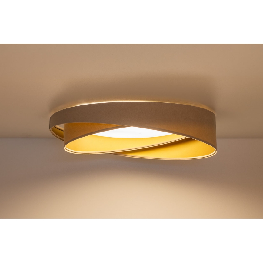 LED Ceiling Light GALAXY MODERN LED/24W/230V Ø 55 cm beige/gold