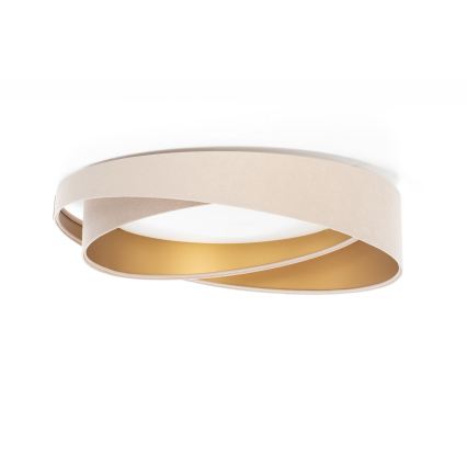 LED Ceiling Light GALAXY MODERN LED/24W/230V Ø 55 cm beige/gold