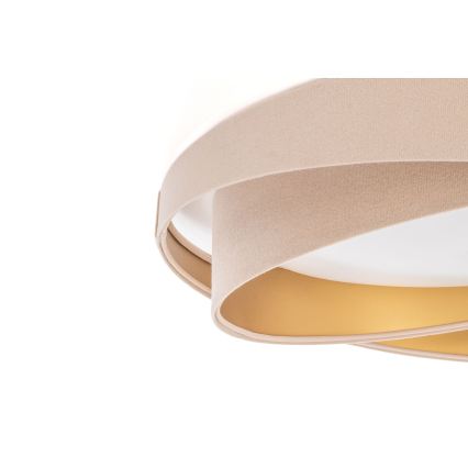 LED Ceiling Light GALAXY MODERN LED/24W/230V Ø 55 cm beige/gold