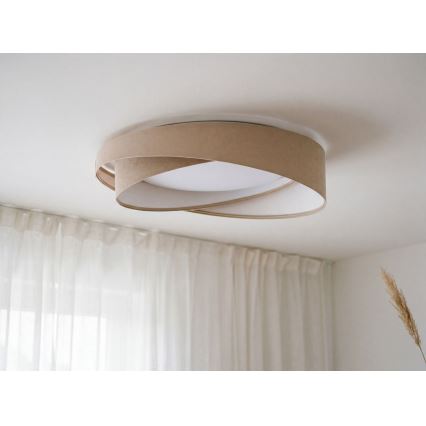 LED Ceiling Light GALAXY MODERN LED/24W/230V Ø 55 cm Beige/White