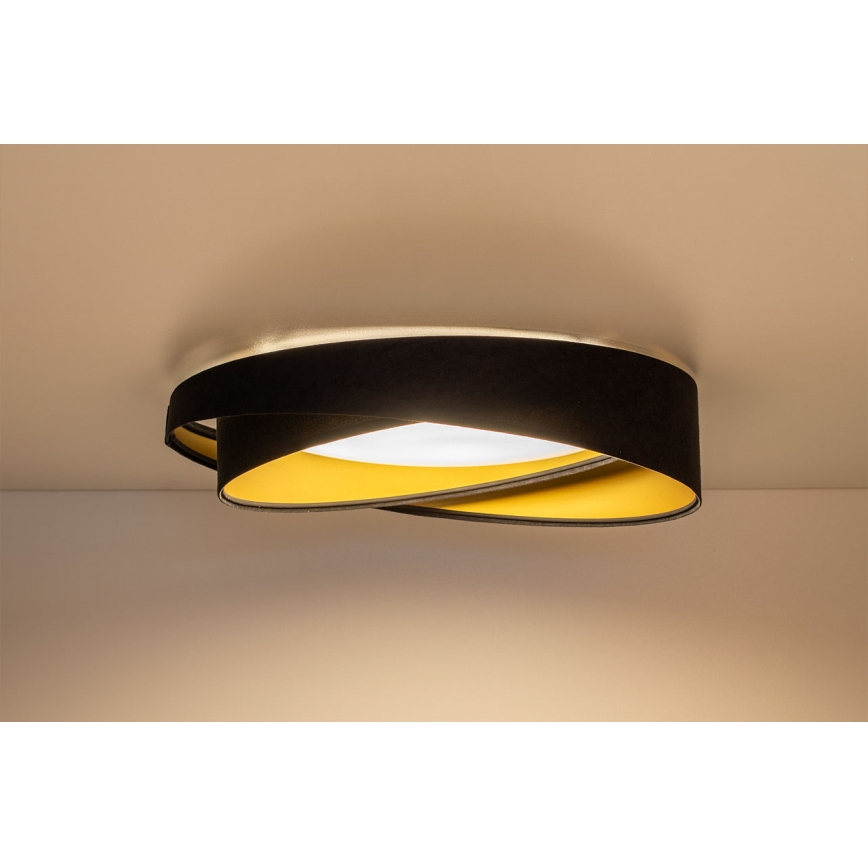 LED Ceiling Light GALAXY MODERN LED/24W/230V Ø 55 cm Black/Gold