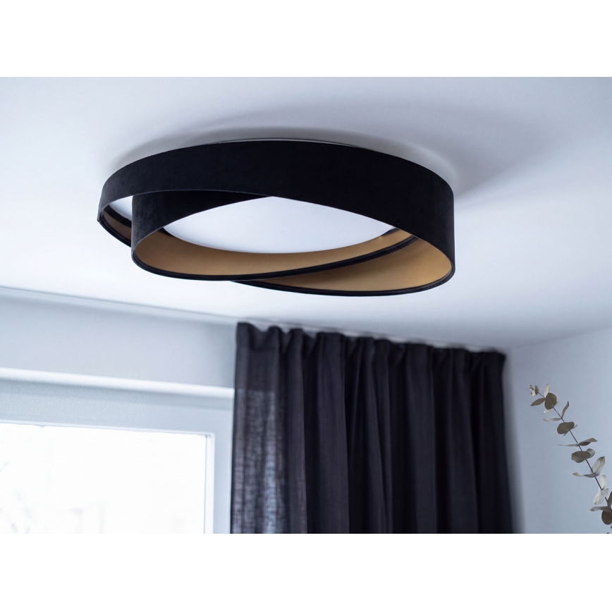 LED Ceiling Light GALAXY MODERN LED/24W/230V Ø 55 cm Black/Gold