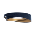 LED Ceiling Light GALAXY MODERN LED/24W/230V Ø 55 cm blue/gold