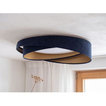 LED Ceiling Light GALAXY MODERN LED/24W/230V Ø 55 cm blue/gold
