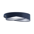 LED Ceiling Light GALAXY MODERN LED/24W/230V Ø 55 cm Blue/Silver