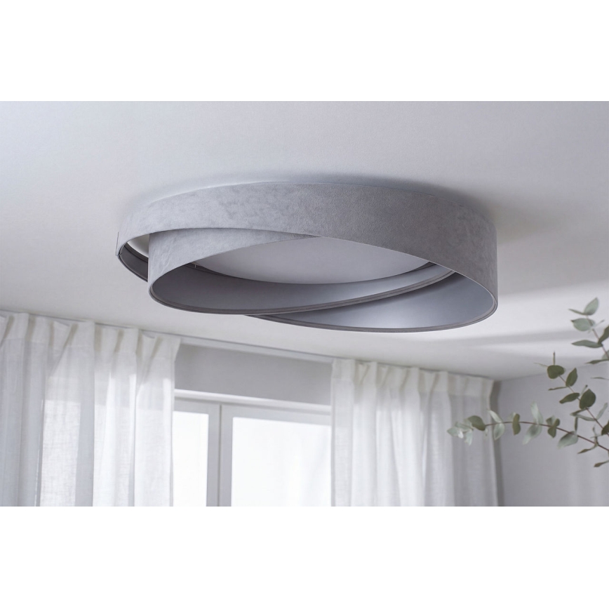 LED Ceiling Light GALAXY MODERN LED/24W/230V Ø 55 cm gray/silver