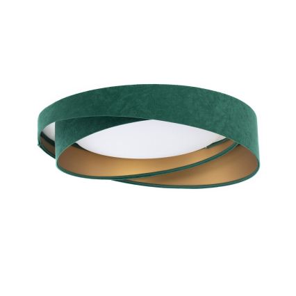 LED Ceiling Light GALAXY MODERN LED/24W/230V Ø 55 cm Green/Gold