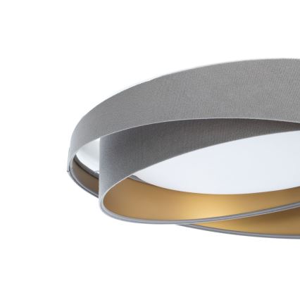 LED Ceiling Light GALAXY MODERN LED/24W/230V Ø 55 cm grey/gold