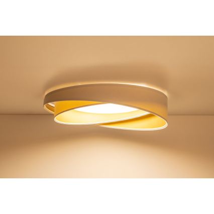 LED Ceiling Light GALAXY MODERN LED/24W/230V Ø 55 cm White/Gold