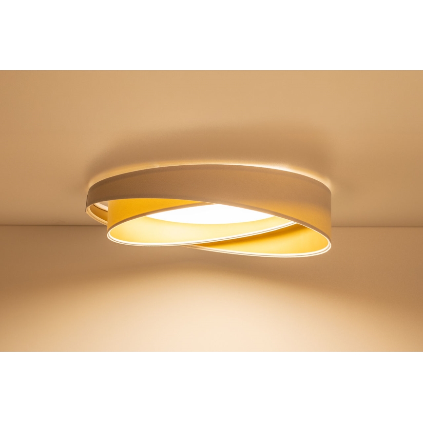 LED Ceiling Light GALAXY MODERN LED/24W/230V Ø 55 cm White/Gold