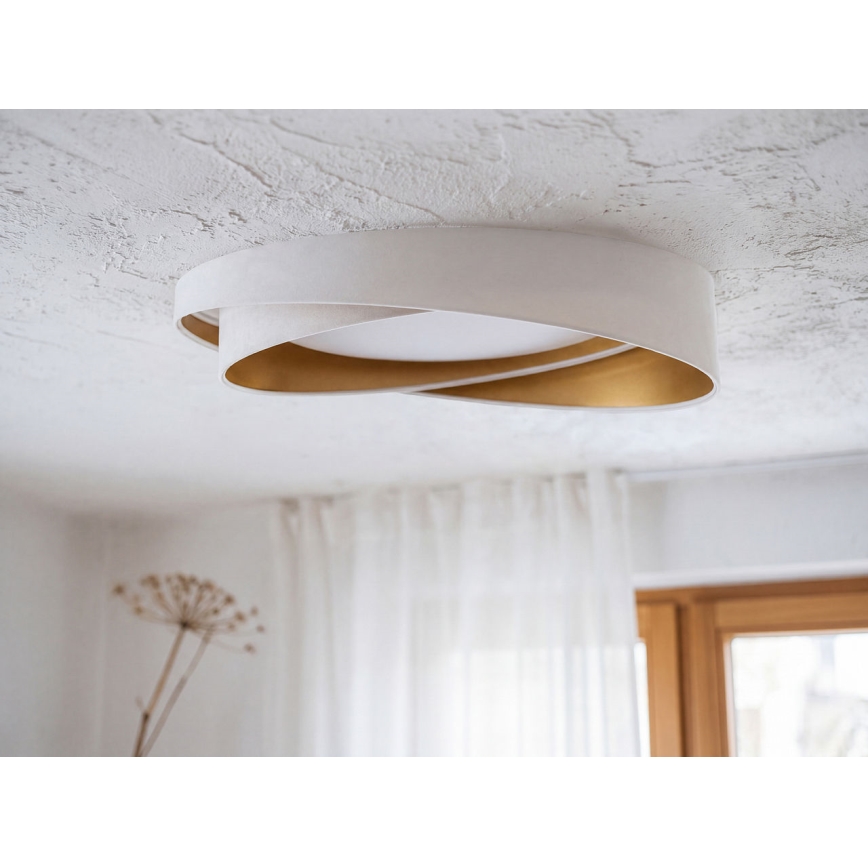 LED Ceiling Light GALAXY MODERN LED/24W/230V Ø 55 cm White/Gold