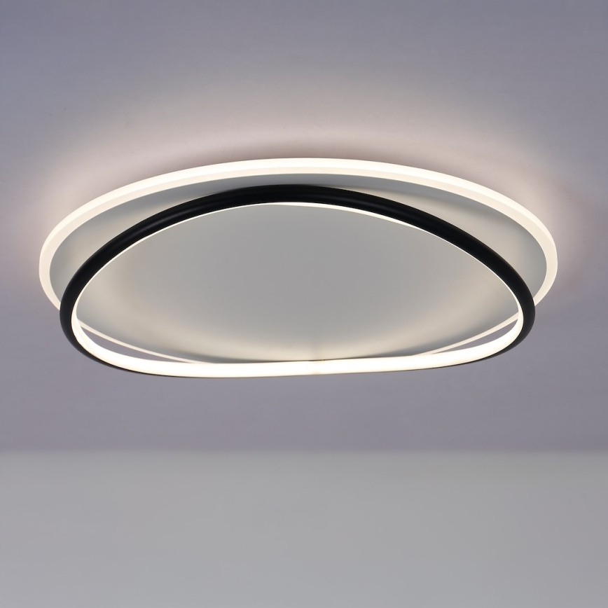 LED Ceiling Light HALO LED/38W/230V Ø 50 cm Black