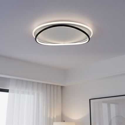 LED Ceiling Light HALO LED/38W/230V Ø 50 cm Black