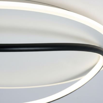 LED Ceiling Light HALO LED/38W/230V Ø 50 cm Black