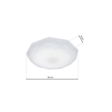 LED Ceiling light HEX LED/12W/230V