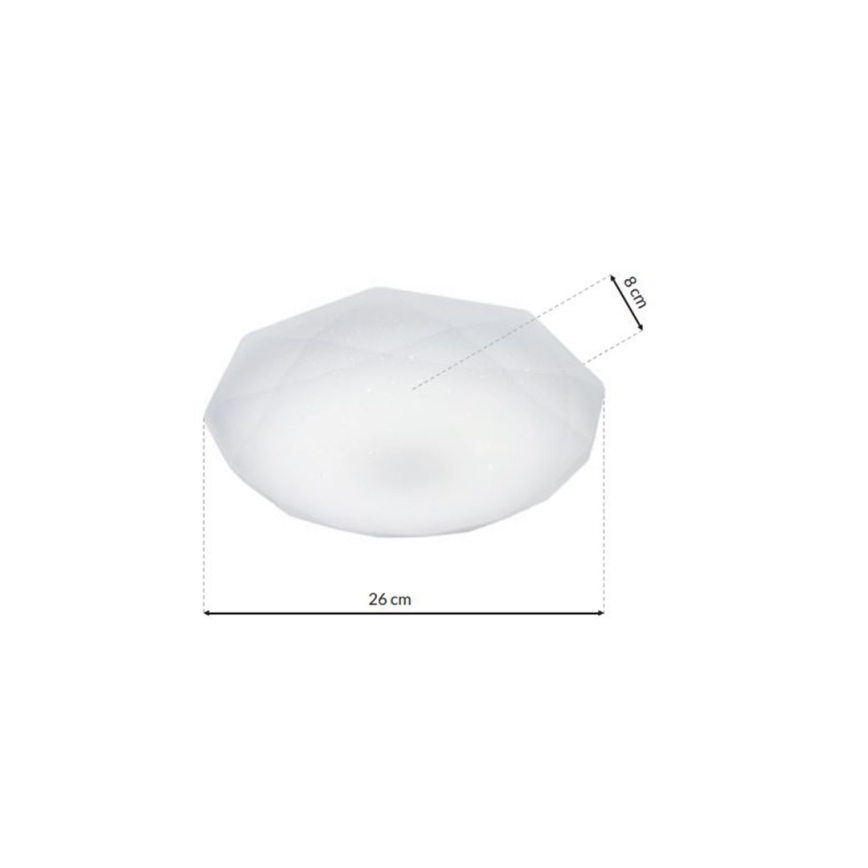 LED Ceiling light HEX LED/12W/230V