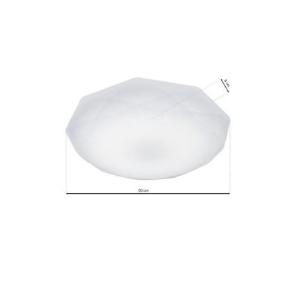 LED ceiling light HEX LED/24W/230V