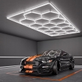 LED Ceiling Light HEXAGON LED/696W/85-265V 6500K 484x243 cm CRI 90 IP44 White