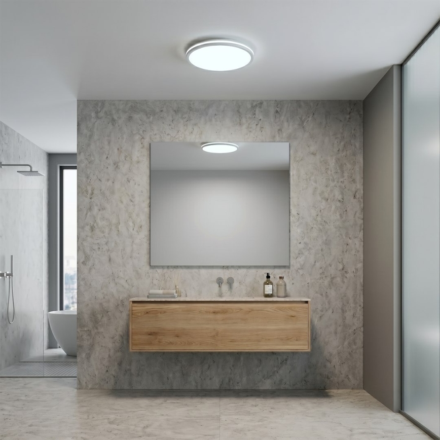 LED Ceiling Light HUGO LED/12/18/24W/230V 3000/4000/6500K Ø 30 cm IP54 white