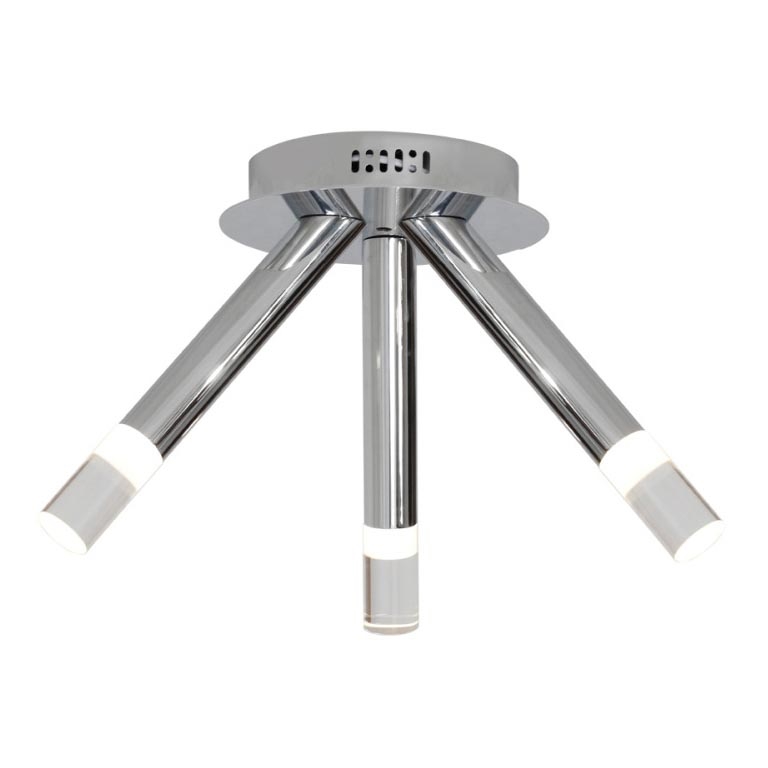 LED Ceiling light ICE 3xLED/5W/230V shiny chrome
