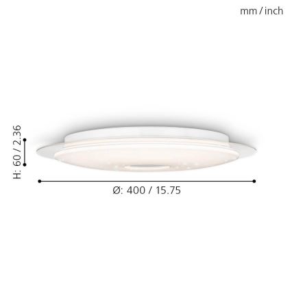 LED Ceiling light IGROKA LED/18,8W/230V
