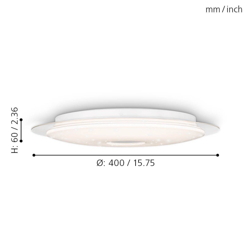 LED Ceiling light IGROKA LED/18,8W/230V