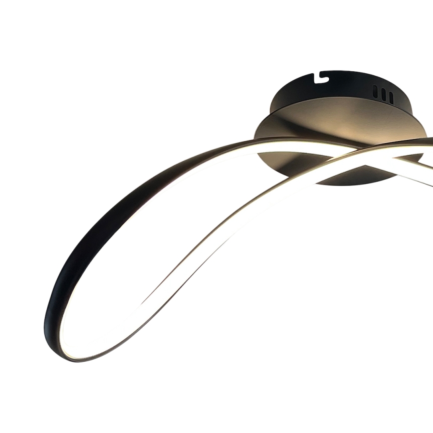 LED Ceiling light INFINITY LED/21W/230V black