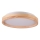 LED Ceiling light JANUSZ LED/12W/230V d. 27 cm IP44 oak