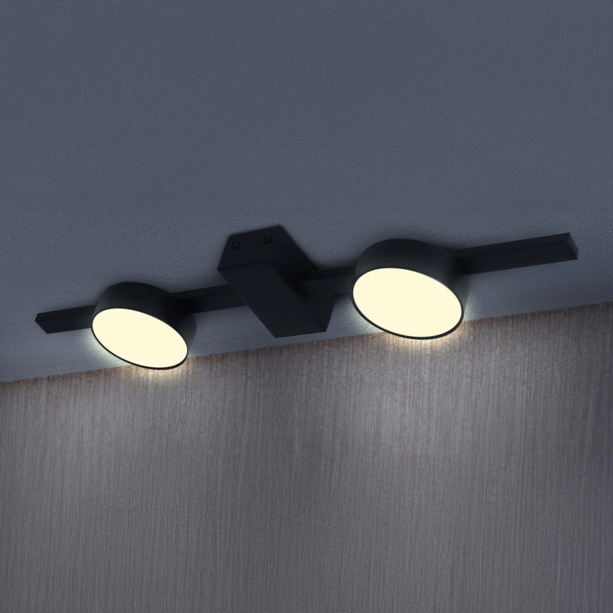 LED Ceiling light JOY 2xGX53/6W/230V black