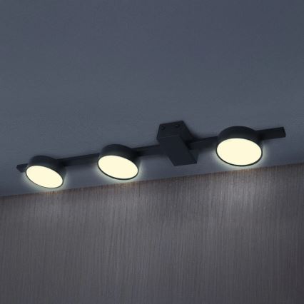 LED Ceiling light JOY 3xGX53/6W/230V black