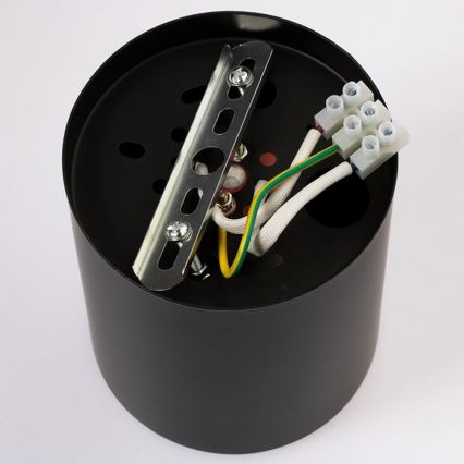 LED Ceiling light JUPITER 1xE27/6W/230V 120x98 mm black