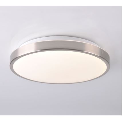 LED Ceiling light KERN LED/15W/230V nickel
